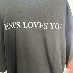 Black Graphic  oversized T-Shirt Size XL UNISEX